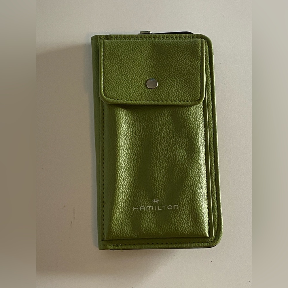 Hamilton leather wallet organizer